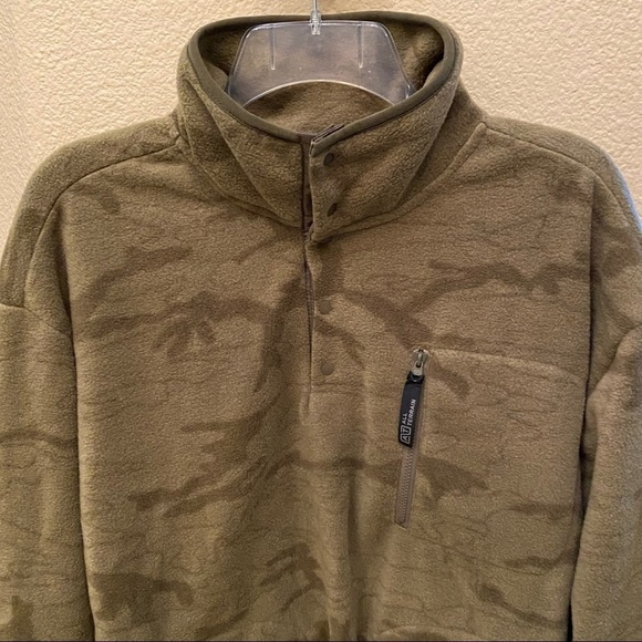 NWT~BRIXTON Olive All Terrain Higgins Pullover Sweater Size Small - Picture 4 of 13